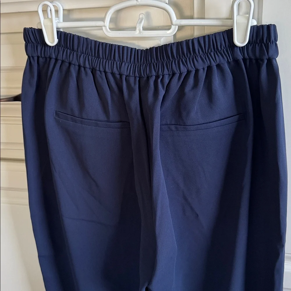 J. Crew Dark Blue Pull On Tapered Leg Trouser